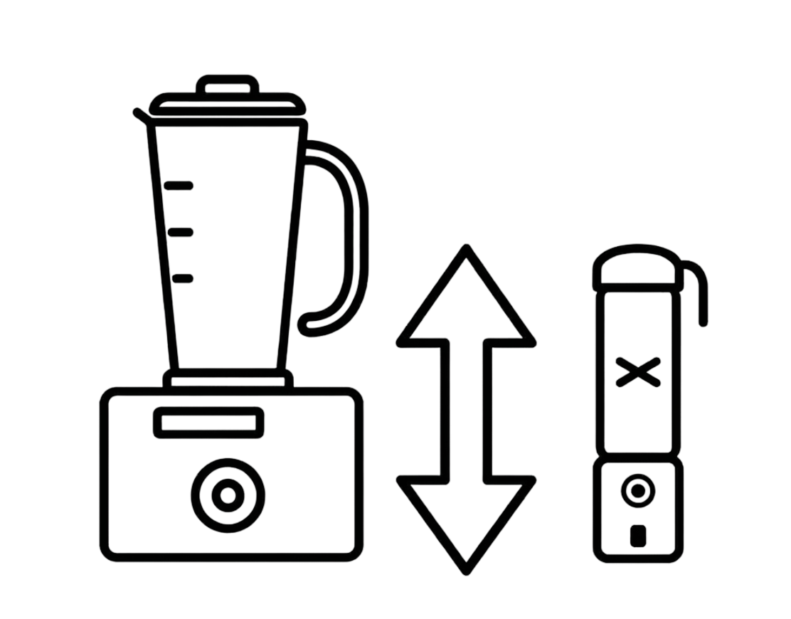 コンパクト&コードレス